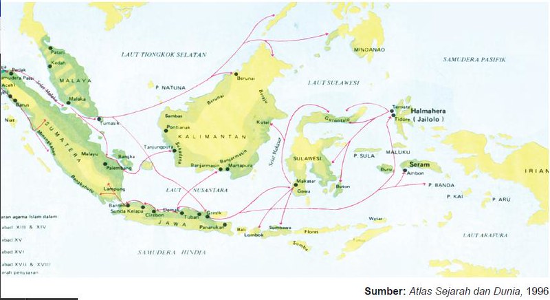 Detail Gambar Peta Kerajaan Di Indonesia Nomer 3