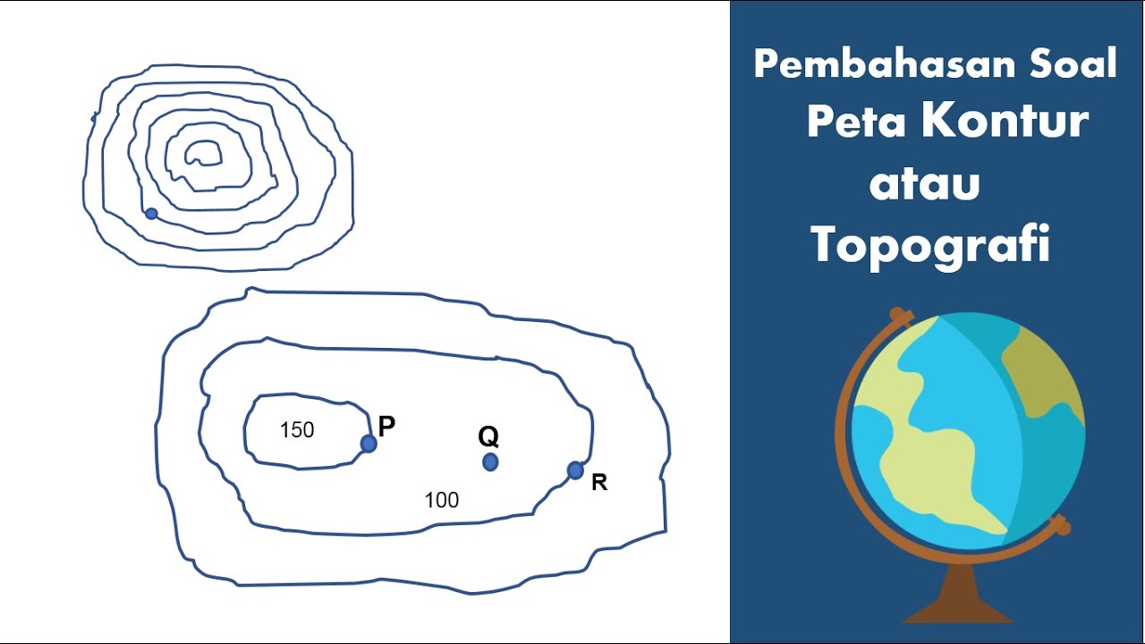 Gambar Peta Kontur - 48+ Koleksi Gambar