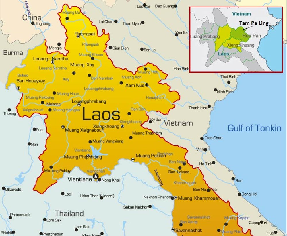 Detail Gambar Peta Laos Nomer 13