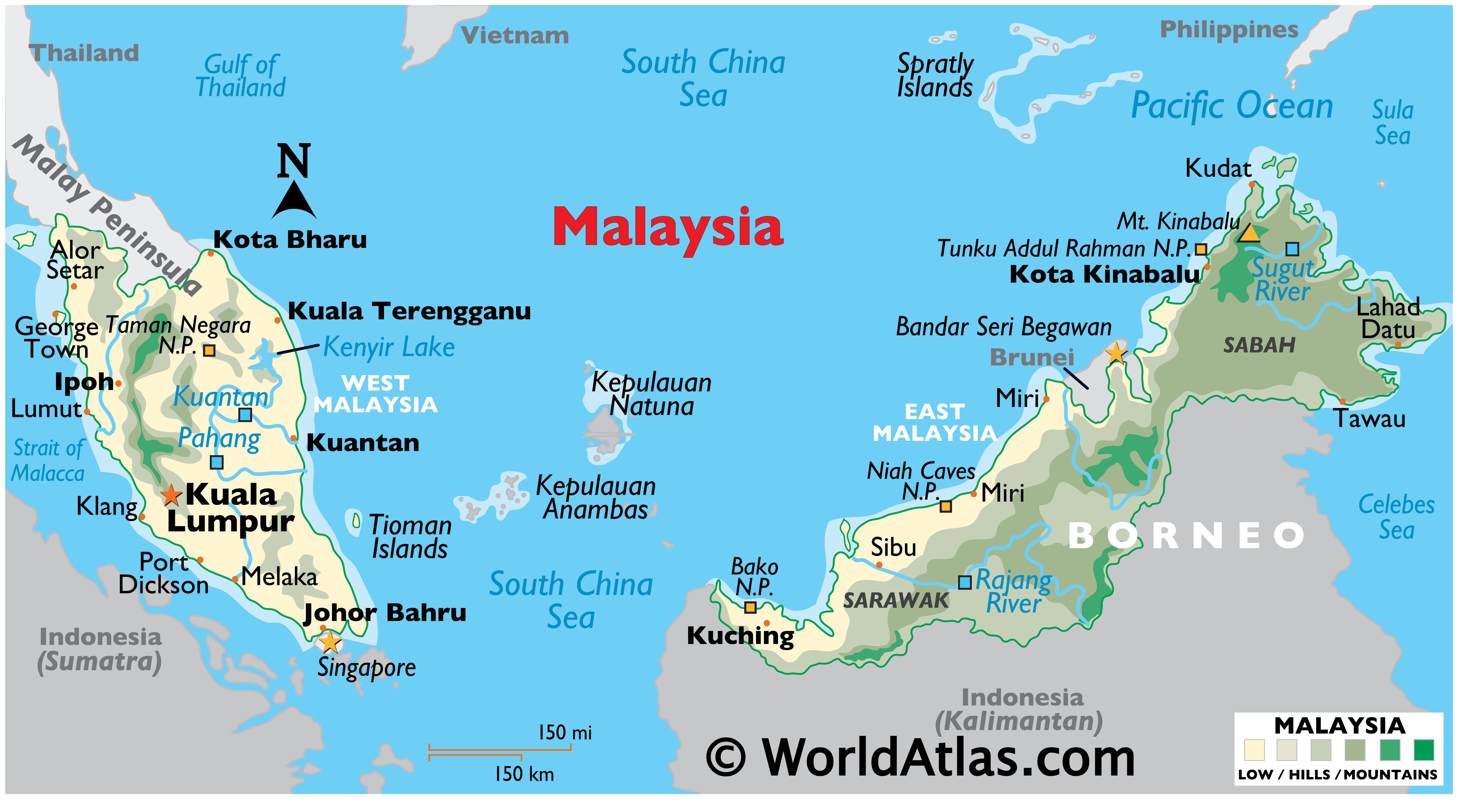 Detail Gambar Peta Malaysia Nomer 2