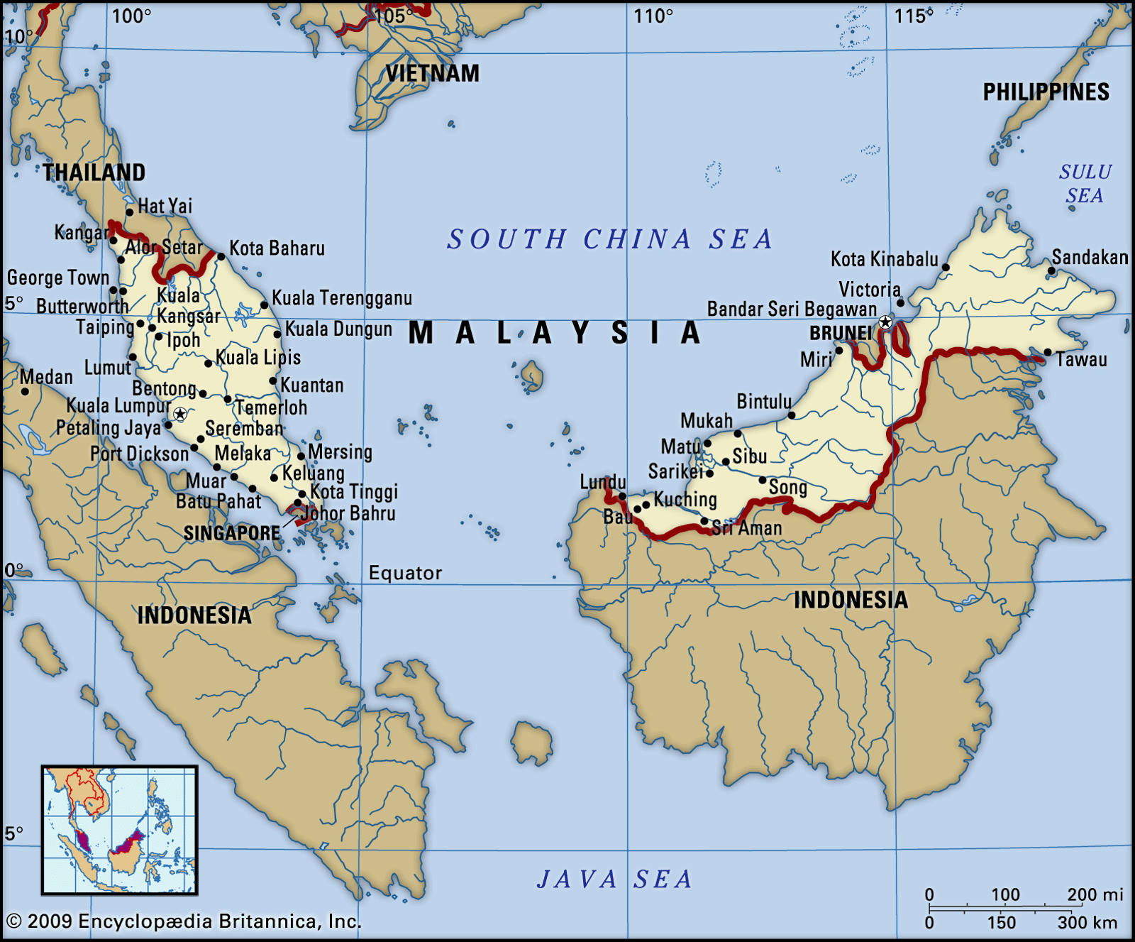Detail Gambar Peta Malaysia Nomer 4