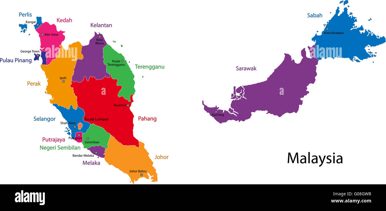 Detail Gambar Peta Malaysia Nomer 5