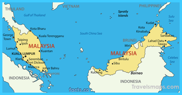 Detail Gambar Peta Malaysia Lengkap Nomer 6