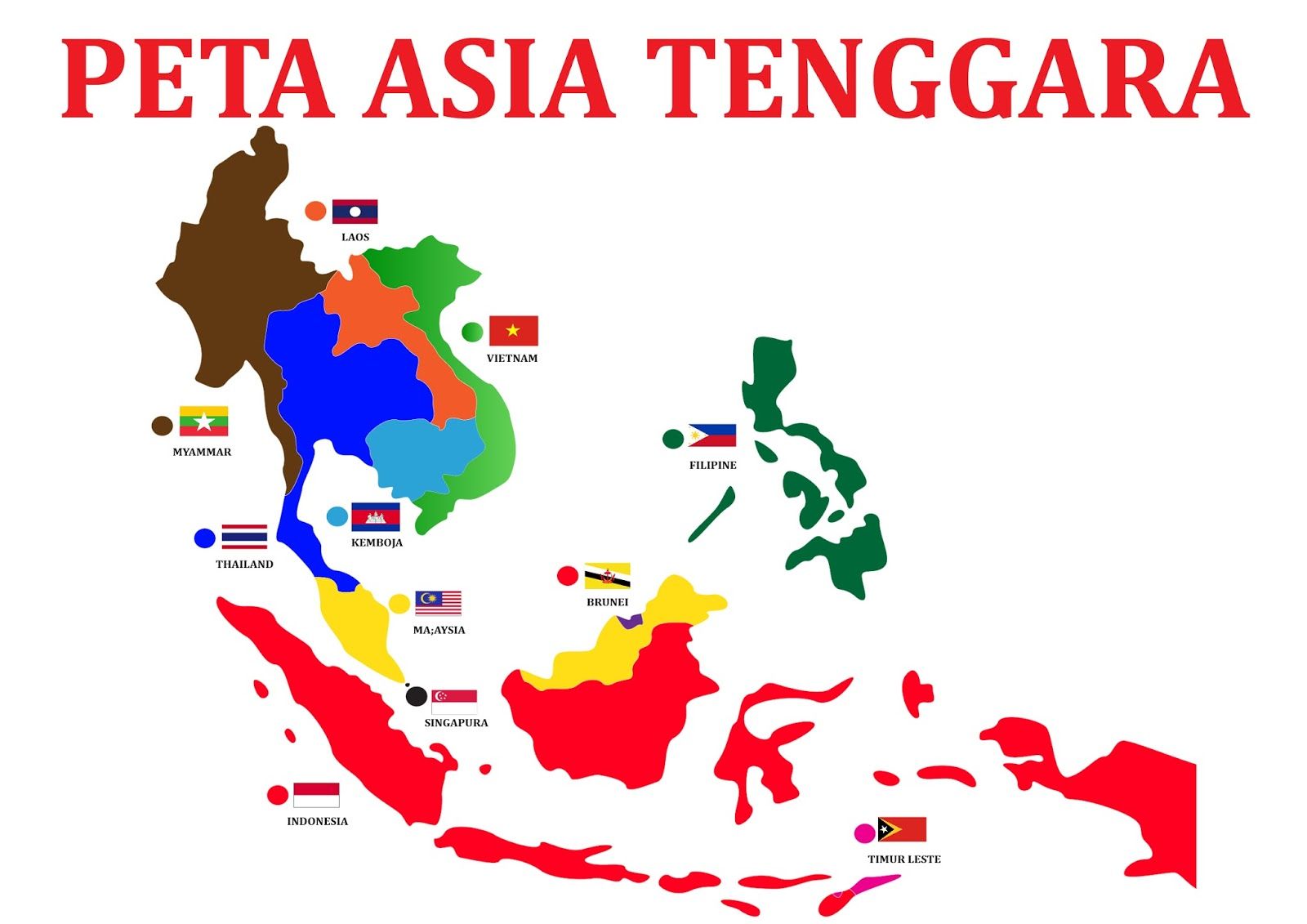 Detail Gambar Peta Malaysia Lengkap Nomer 49