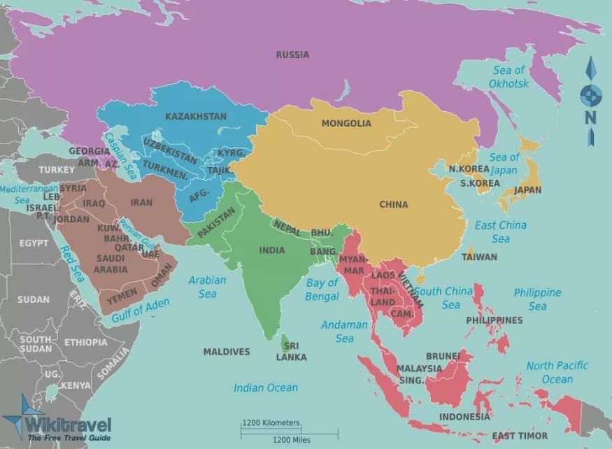 Detail Gambar Peta Negara Asia Nomer 17