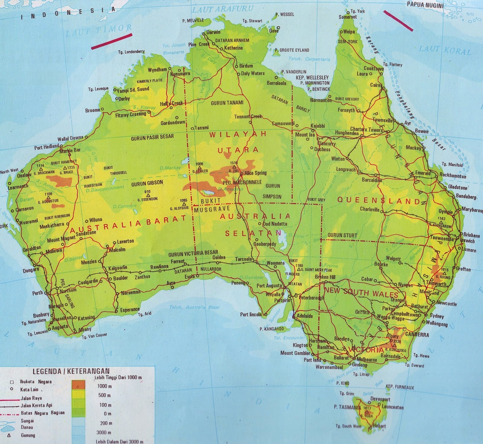Detail Gambar Peta Negara Australia Nomer 20