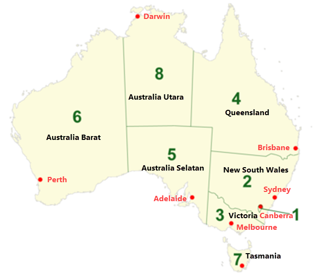 Detail Gambar Peta Negara Australia Nomer 39