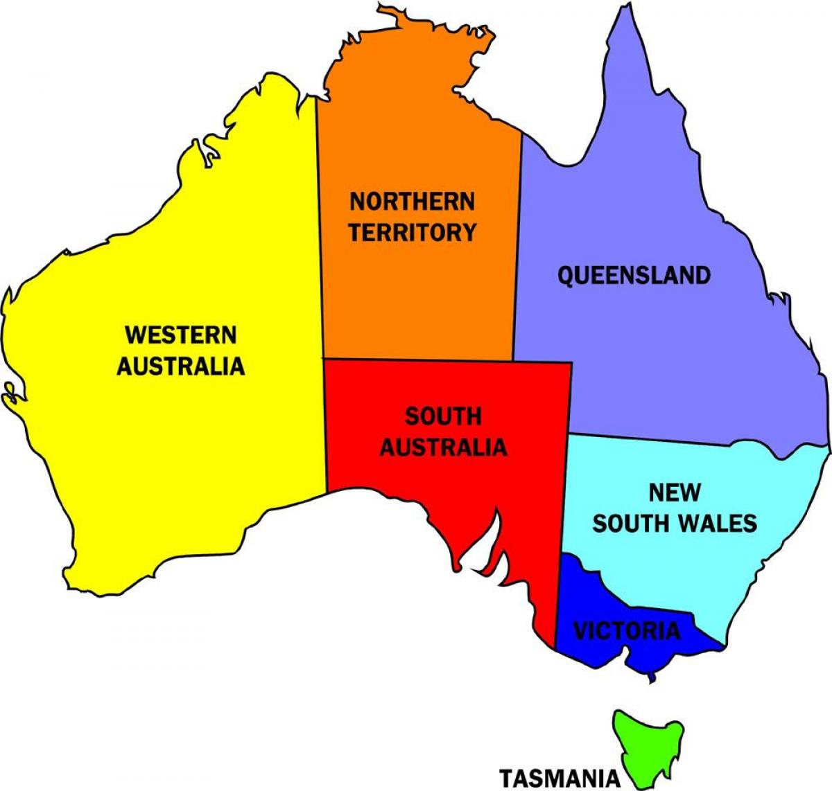 Detail Gambar Peta Negara Australia Nomer 5