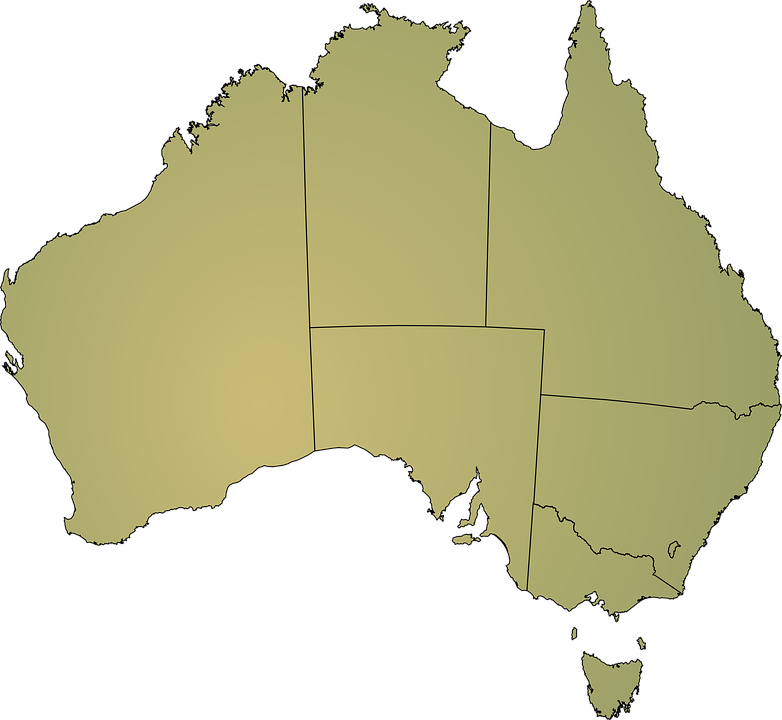 Detail Gambar Peta Negara Australia Nomer 52