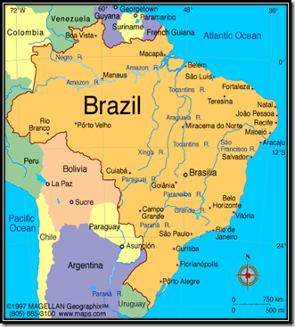 Detail Gambar Peta Negara Brazil Nomer 3