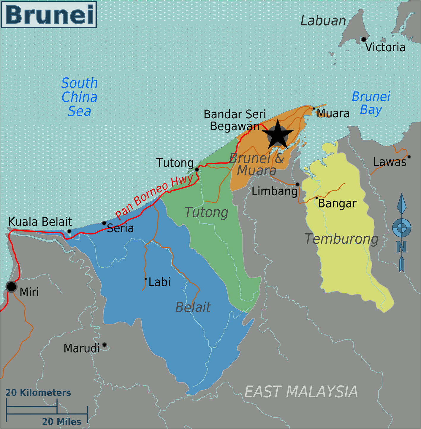 Detail Gambar Peta Negara Brunei Nomer 15