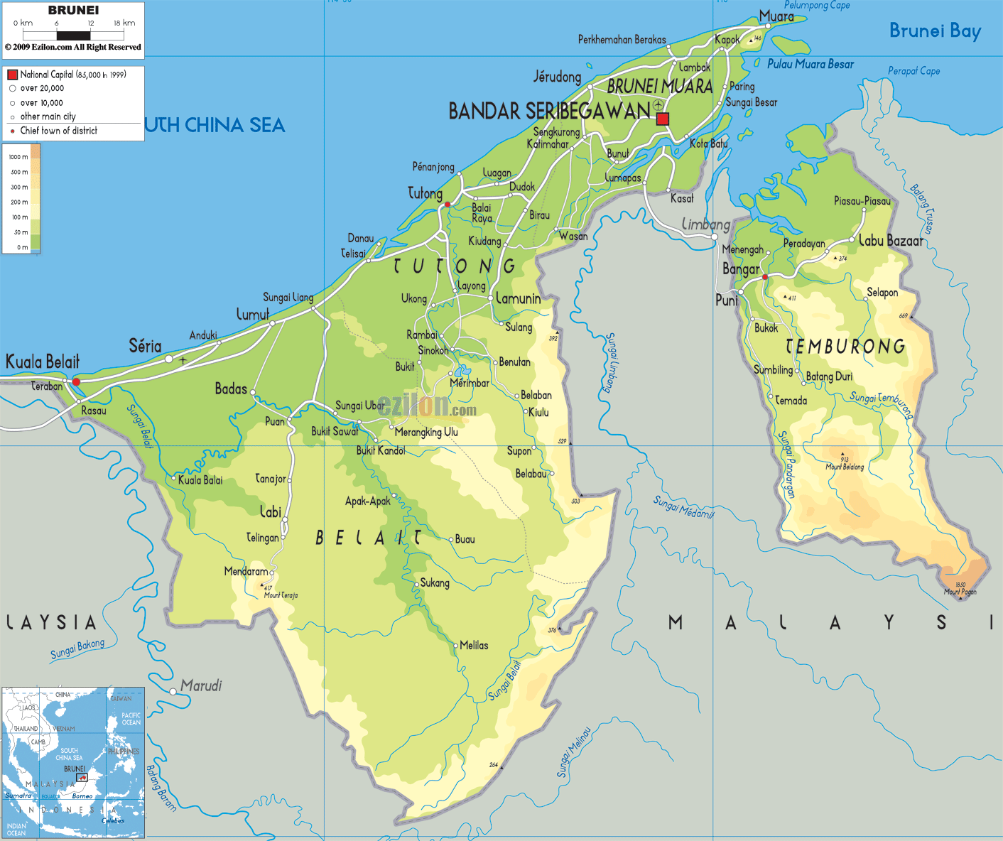 Detail Gambar Peta Negara Brunei Nomer 8