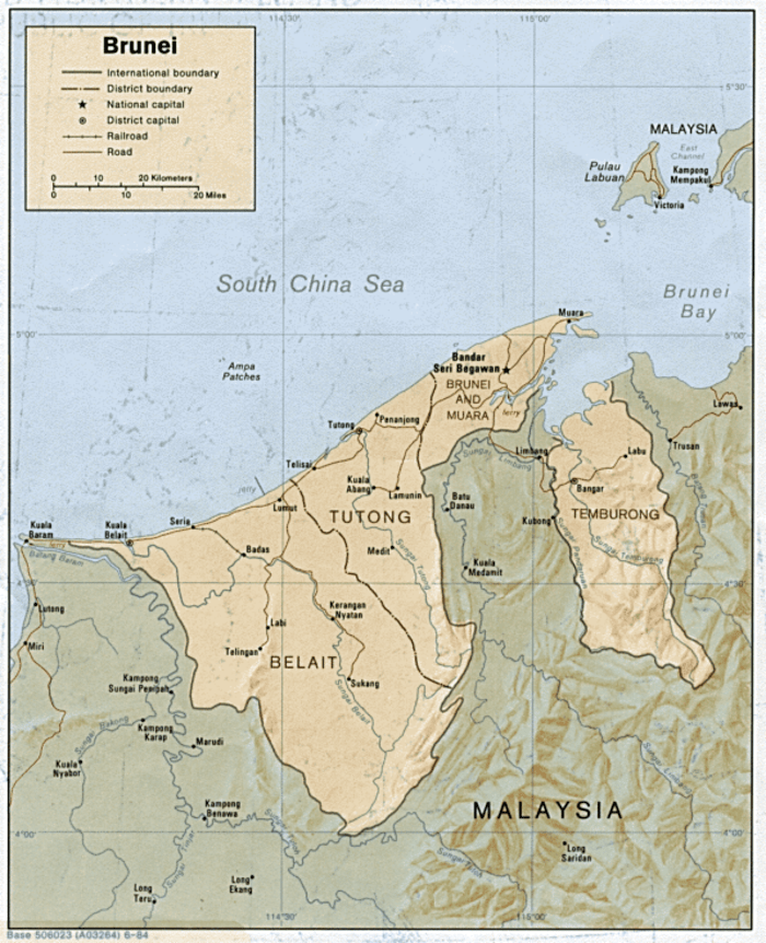 Detail Gambar Peta Negara Brunei Darussalam Nomer 19