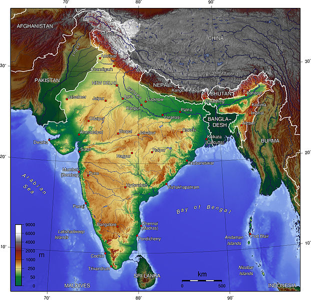 Detail Gambar Peta Negara India Nomer 47