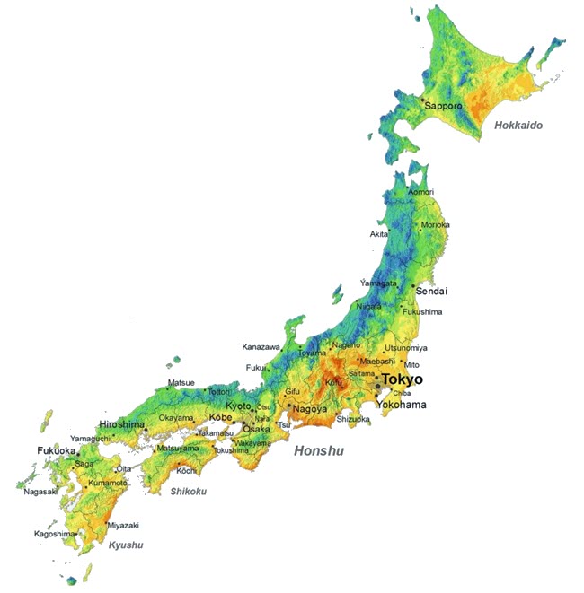 Detail Gambar Peta Negara Jepang Nomer 5