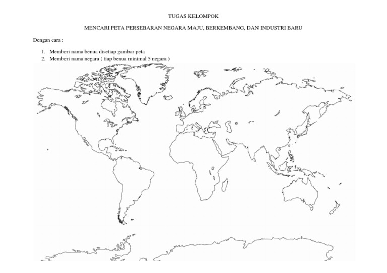 Detail Gambar Peta Negara Maju Nomer 25