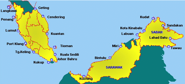 Detail Gambar Peta Negara Malaysia Nomer 20