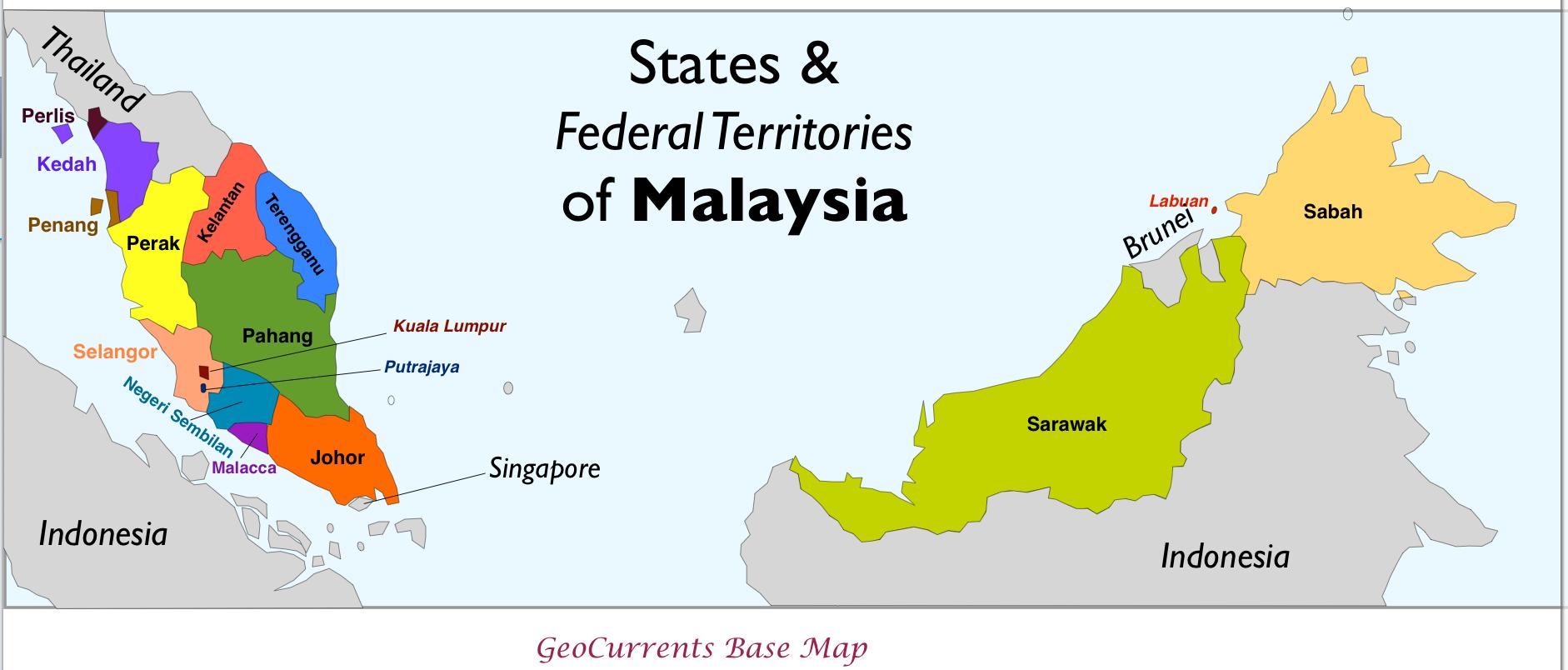 Detail Gambar Peta Negara Malaysia Nomer 22