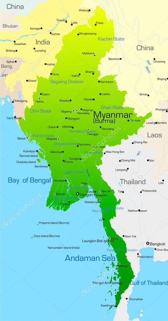 Detail Gambar Peta Negara Myanmar Nomer 12