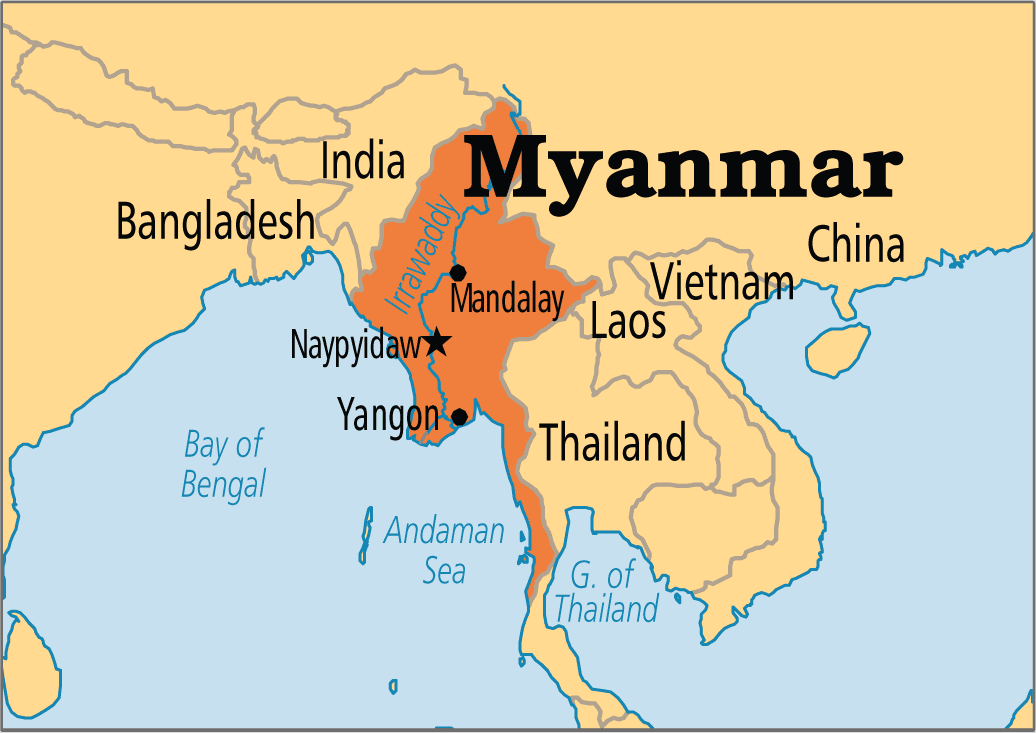 Detail Gambar Peta Negara Myanmar Nomer 20