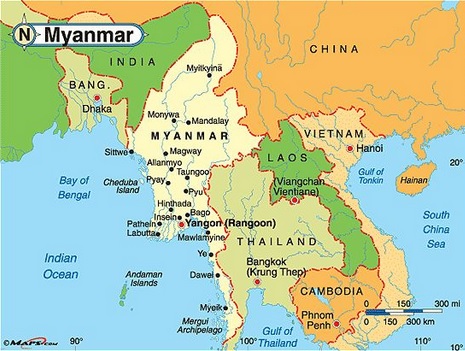Detail Gambar Peta Negara Myanmar Nomer 27