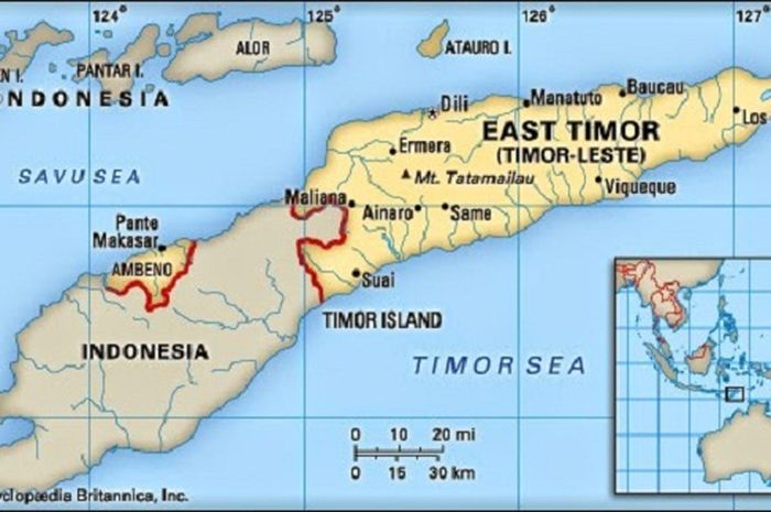 Detail Gambar Peta Negara Timor Leste Nomer 21