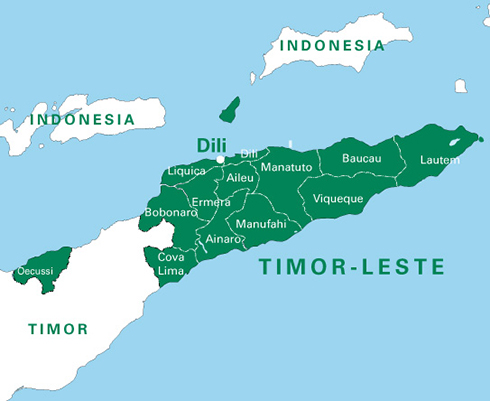 Detail Gambar Peta Negara Timor Leste Nomer 22