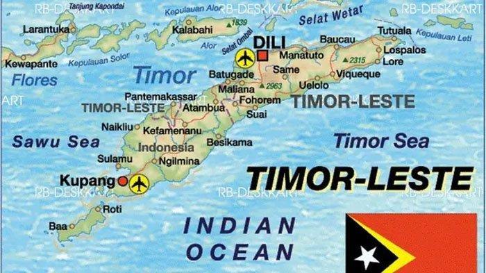 Detail Gambar Peta Negara Timor Leste Nomer 5