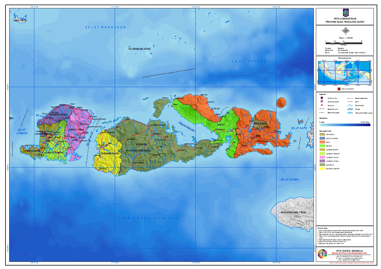 Detail Gambar Peta Nusa Tenggara Barat Nomer 21