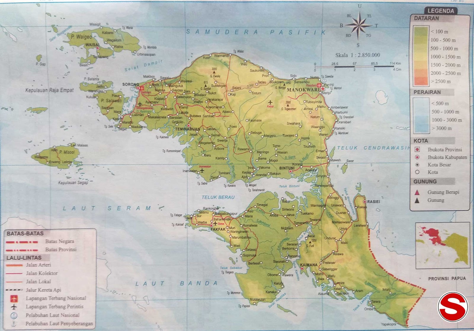 Detail Gambar Peta Papua Dalam Kotak Kotak Nomer 12
