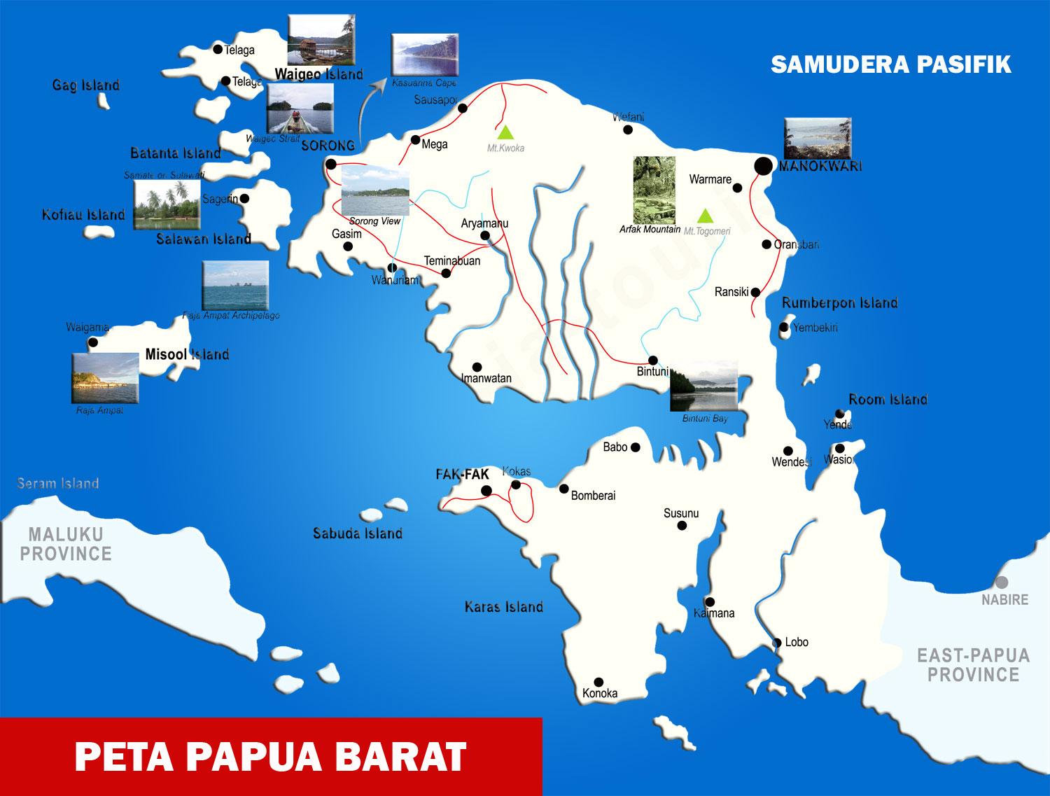 Detail Gambar Peta Papua Dalam Kotak Kotak Nomer 4
