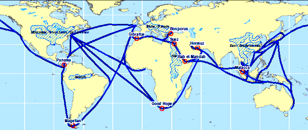 Detail Gambar Peta Pelayaran Internasional Nomer 3