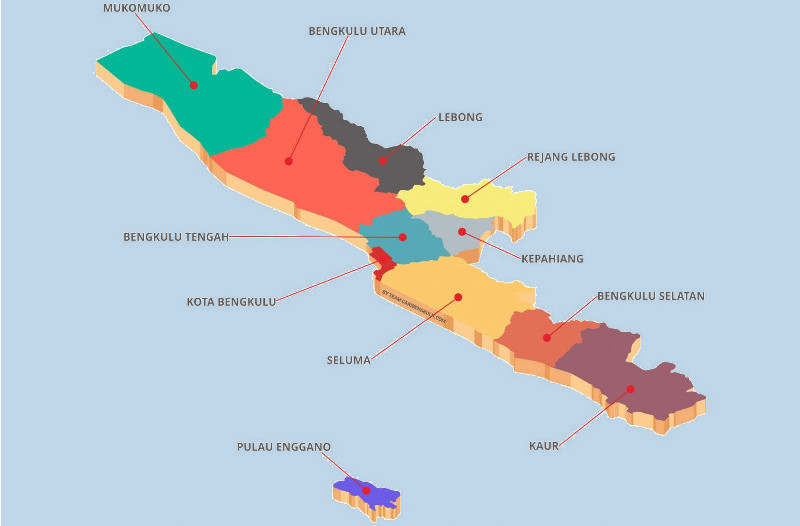 Detail Gambar Peta Provinsi Bengkulu Nomer 31