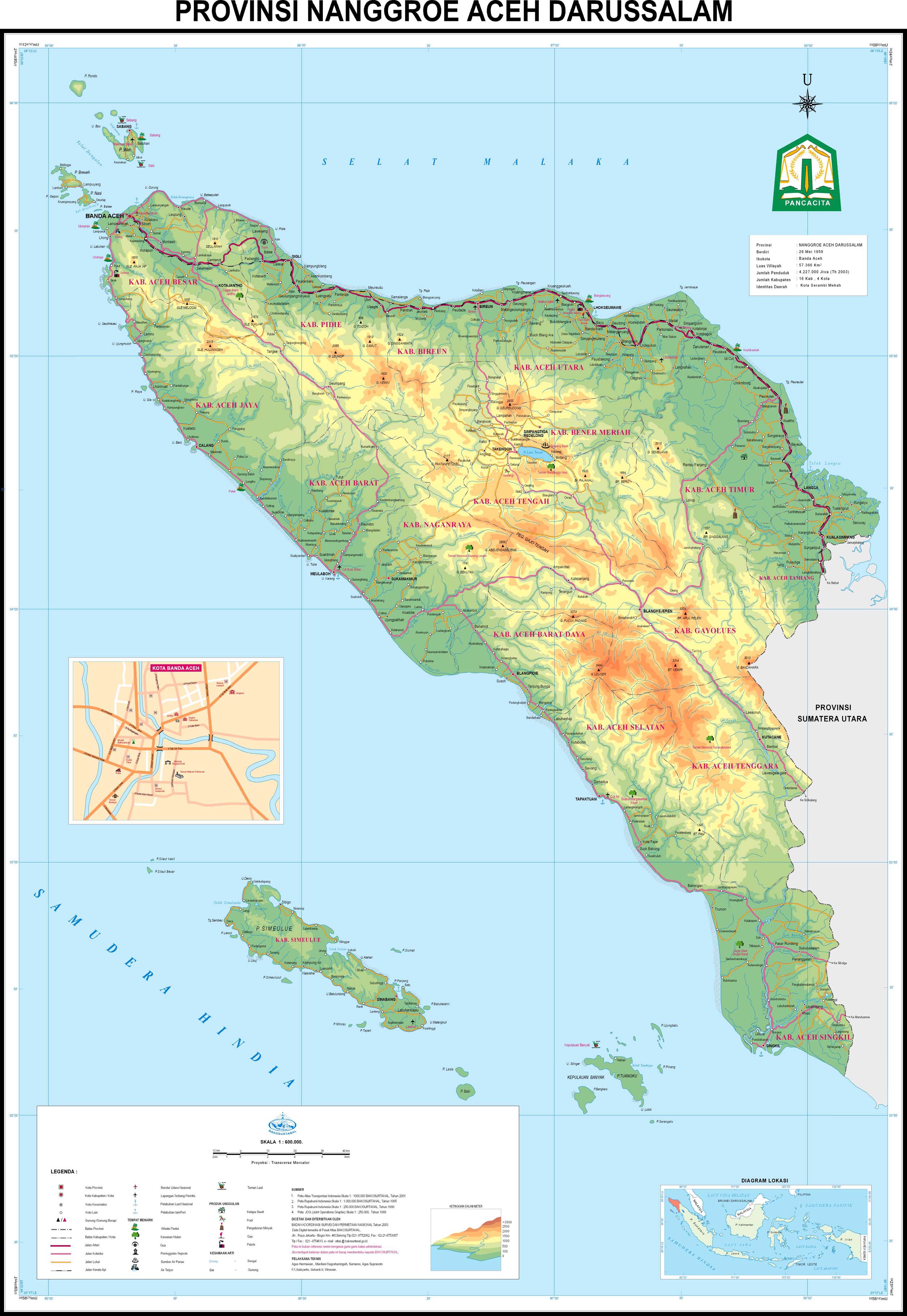 Detail Gambar Peta Provinsi Bengkulu Nomer 37