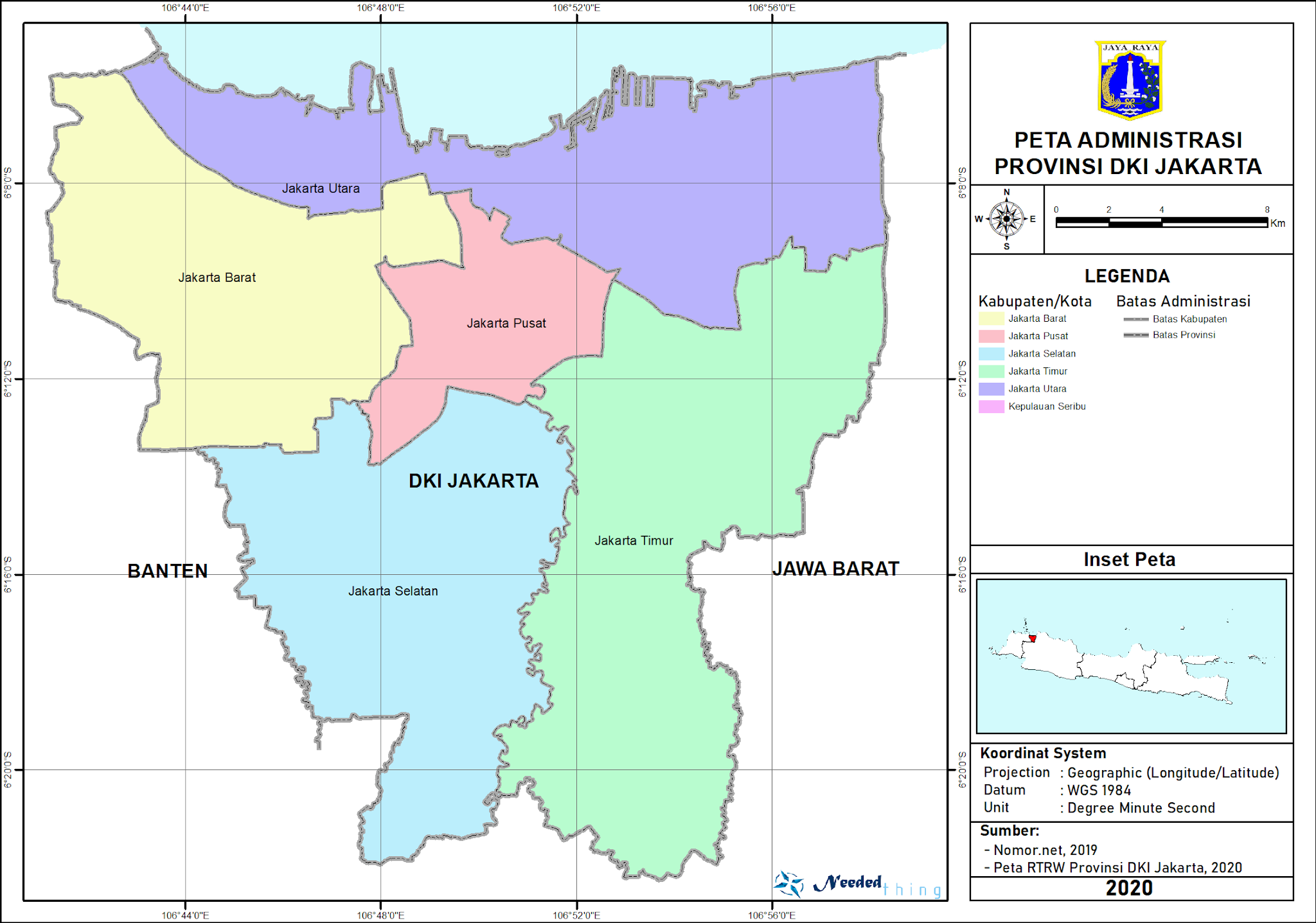 Detail Gambar Peta Provinsi Dki Jakarta Nomer 6