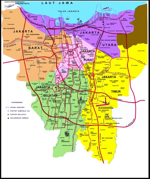 Detail Gambar Peta Provinsi Dki Jakarta Dan Keteranganya Nomer 12