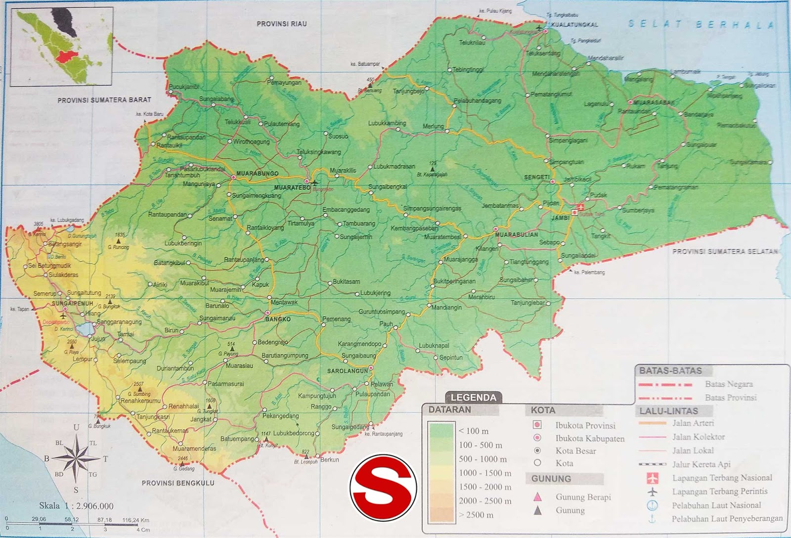Detail Gambar Peta Provinsi Jambi Nomer 7