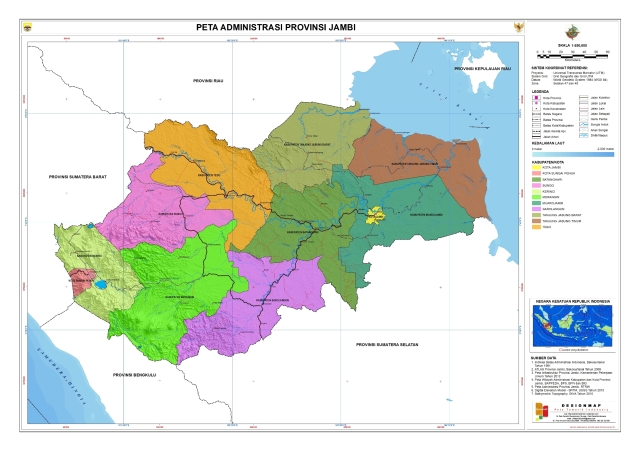 Detail Gambar Peta Provinsi Jambi Nomer 8