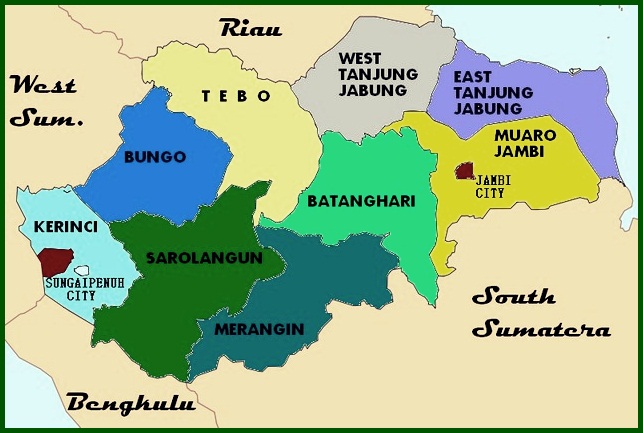 Detail Gambar Peta Provinsi Jambi Dan Keteranganya Nomer 17