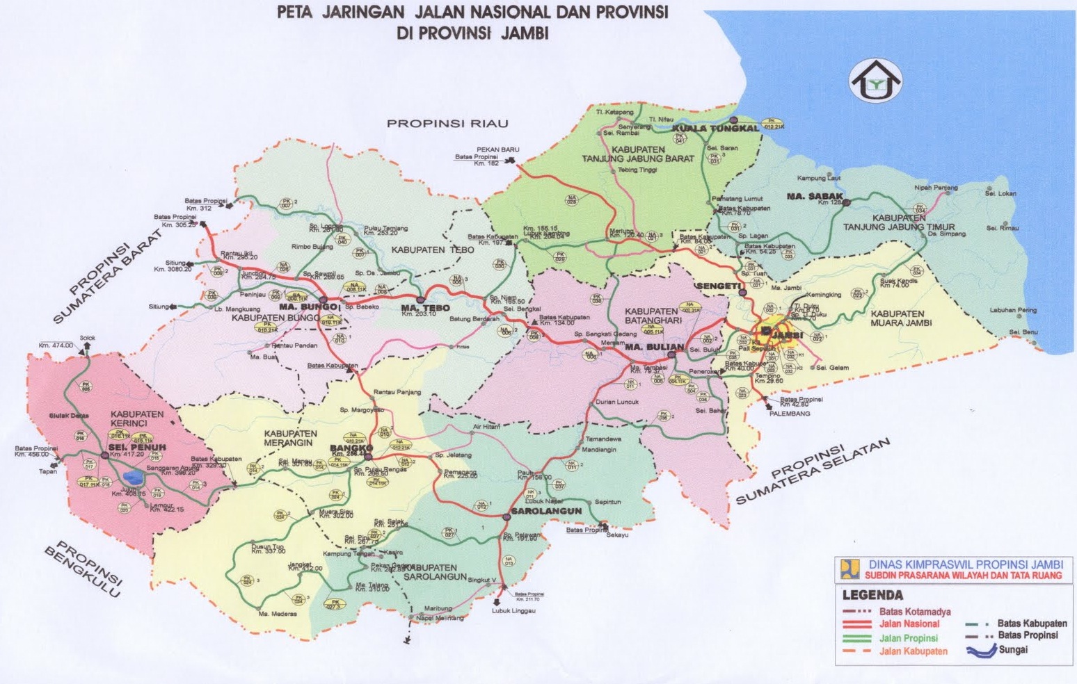 Detail Gambar Peta Provinsi Jambi Dan Keteranganya Nomer 4