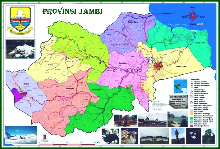 Detail Gambar Peta Provinsi Jambi Dan Keteranganya Nomer 8