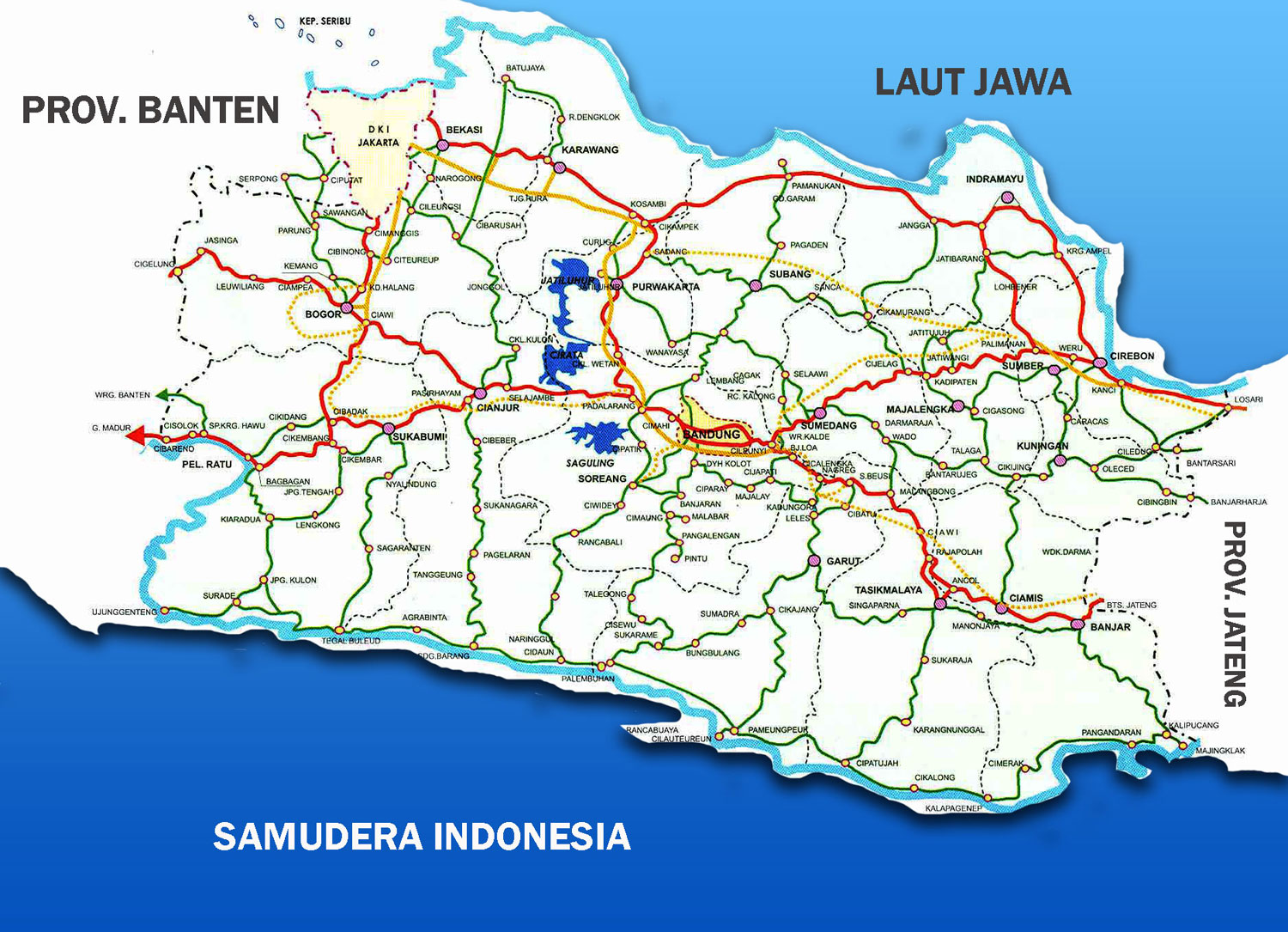Detail Gambar Peta Provinsi Jawa Barat Nomer 31
