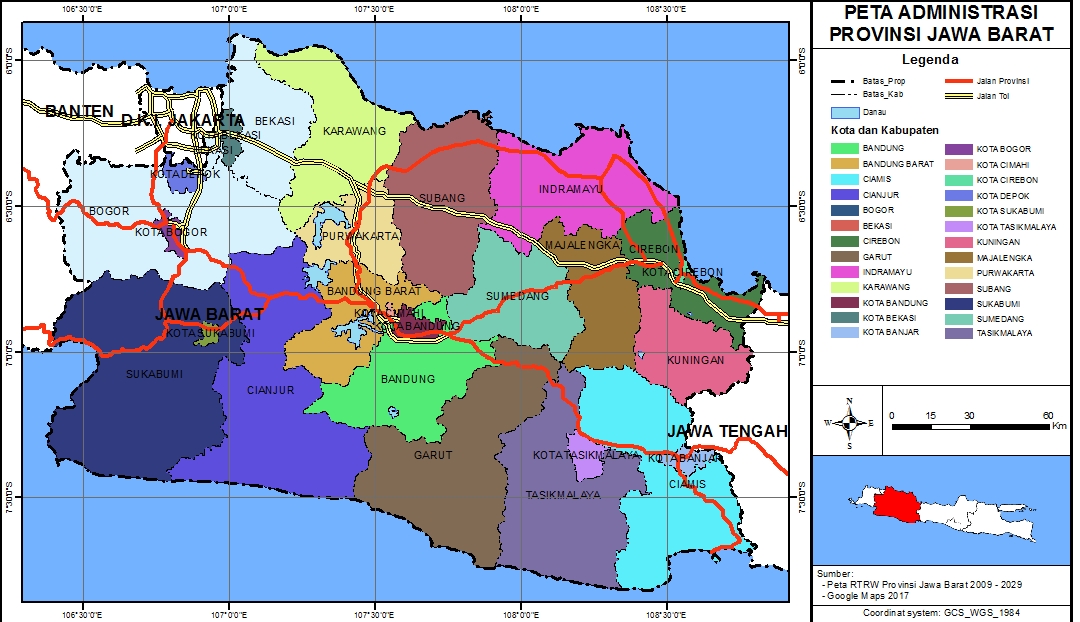 Detail Gambar Peta Provinsi Jawa Barat Nomer 38