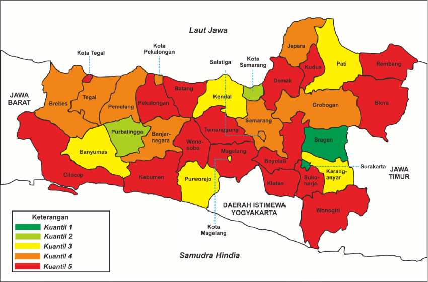 Detail Gambar Peta Provinsi Jawa Tengah Nomer 19