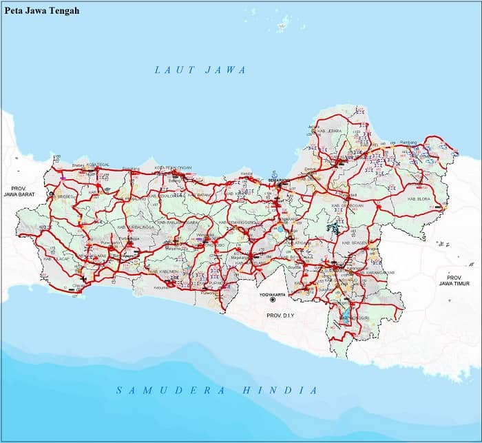 Detail Gambar Peta Provinsi Jawa Tengah Nomer 25