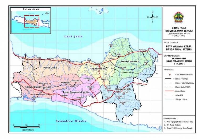 Detail Gambar Peta Provinsi Jawa Tengah Dan Keteranganya Nomer 19