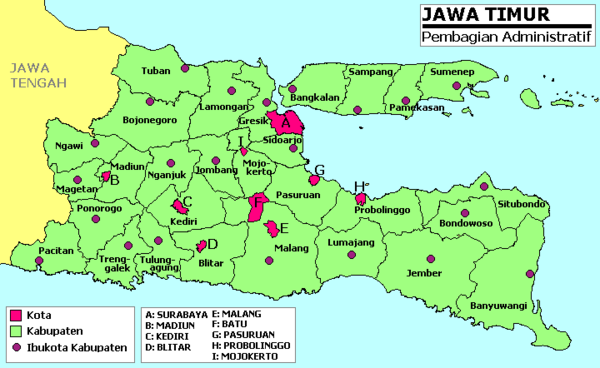 Detail Gambar Peta Provinsi Jawa Timur Nomer 5