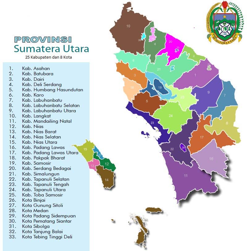 Detail Gambar Peta Provinsi Sumatera Utara Nomer 11
