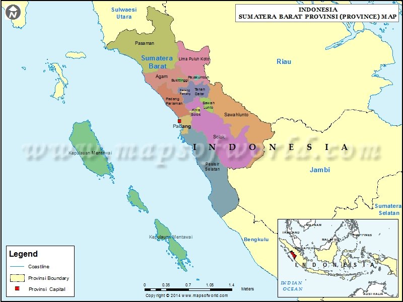 Detail Gambar Peta Provinsi Sumatra Barat Nomer 28