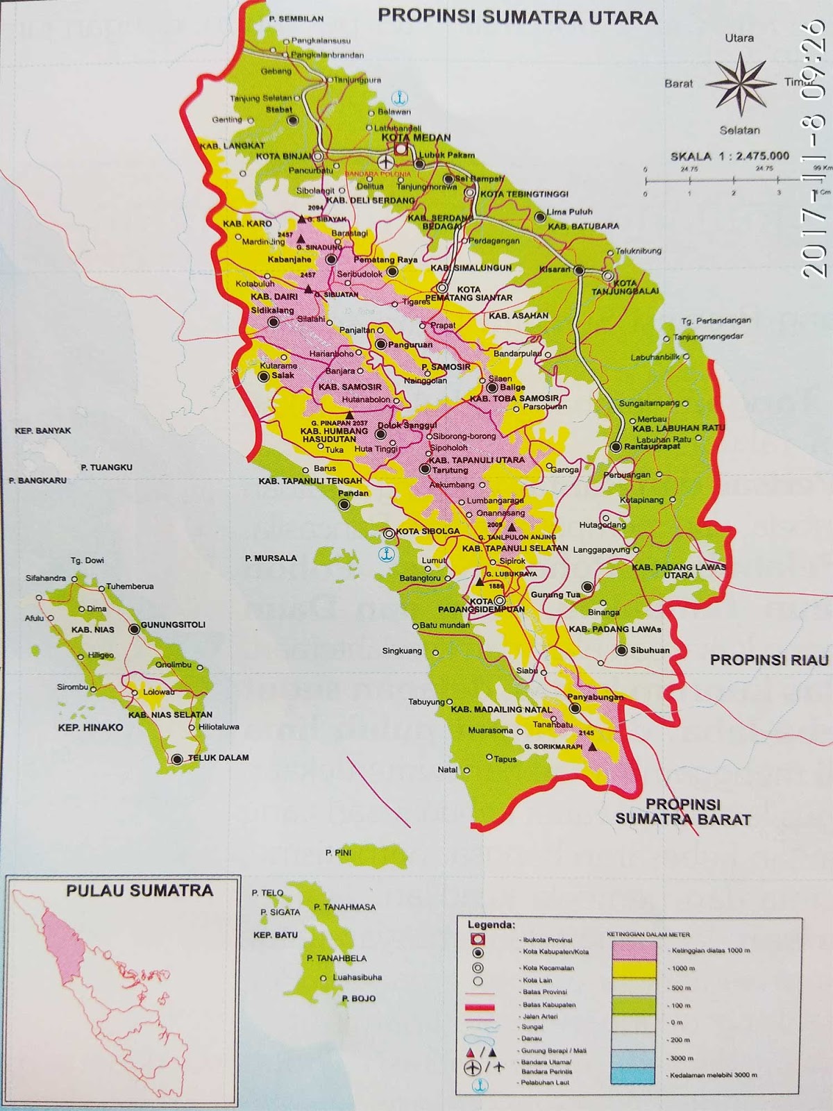 Detail Gambar Peta Provinsi Sumatra Utara Hitam Putih Nomer 15